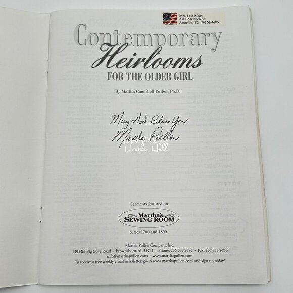 Contemporary Heirlooms For Older Girl by M. Pullen Martha's Sewing Room Modesty - Picture 3 of 11